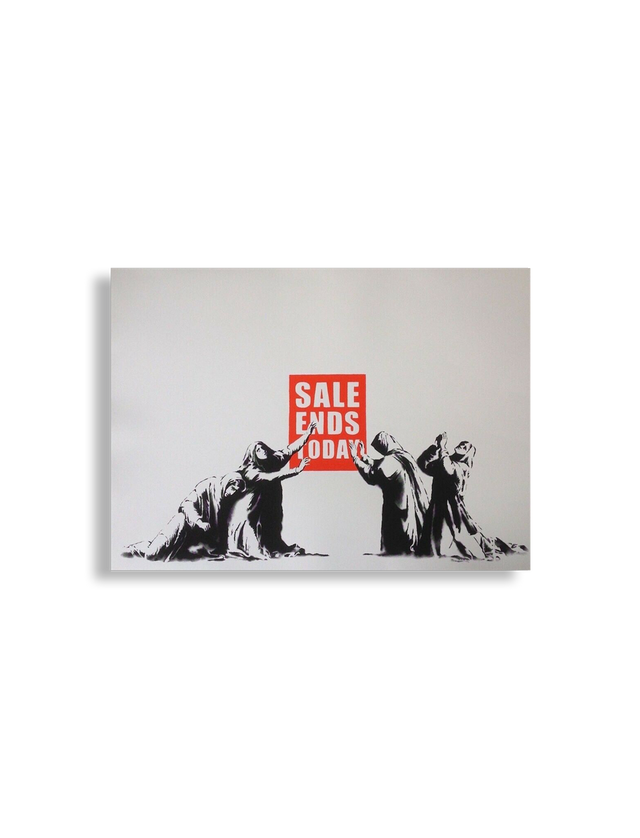 Banksy Sale Ends - West Country Prince - Screen Print