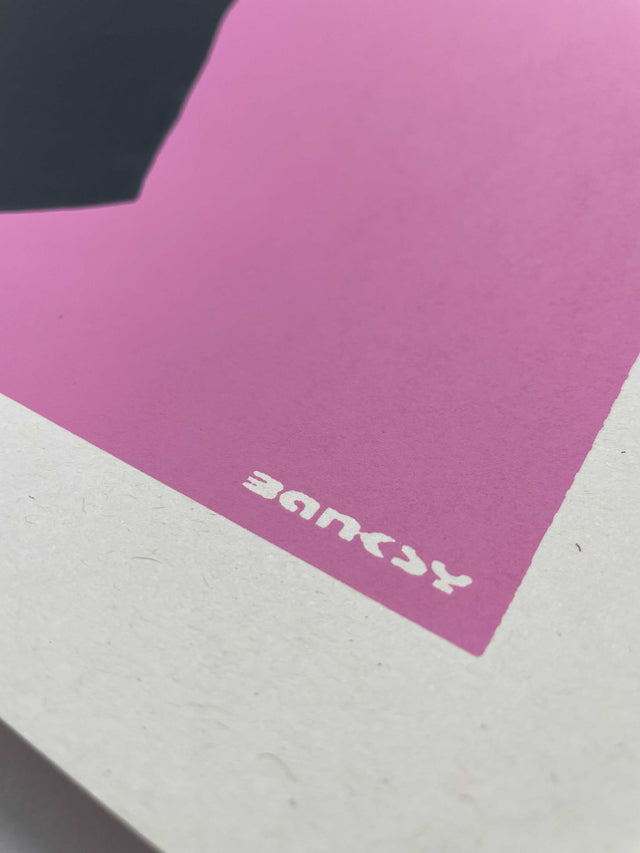 Banksy Bomb Hugger - West Country Prince - Screen Print