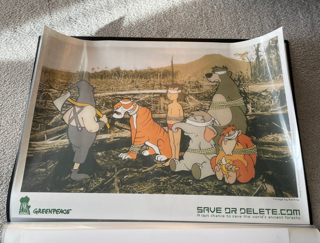 Banksy Save or Delete for Greenpeace Set