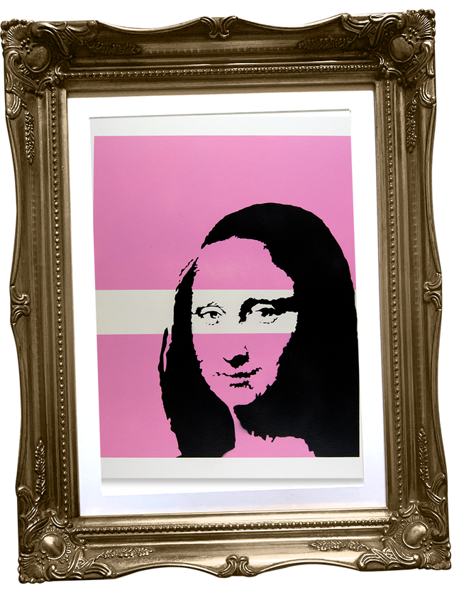 Banksy Mona Lisa (Pink) - Pablo