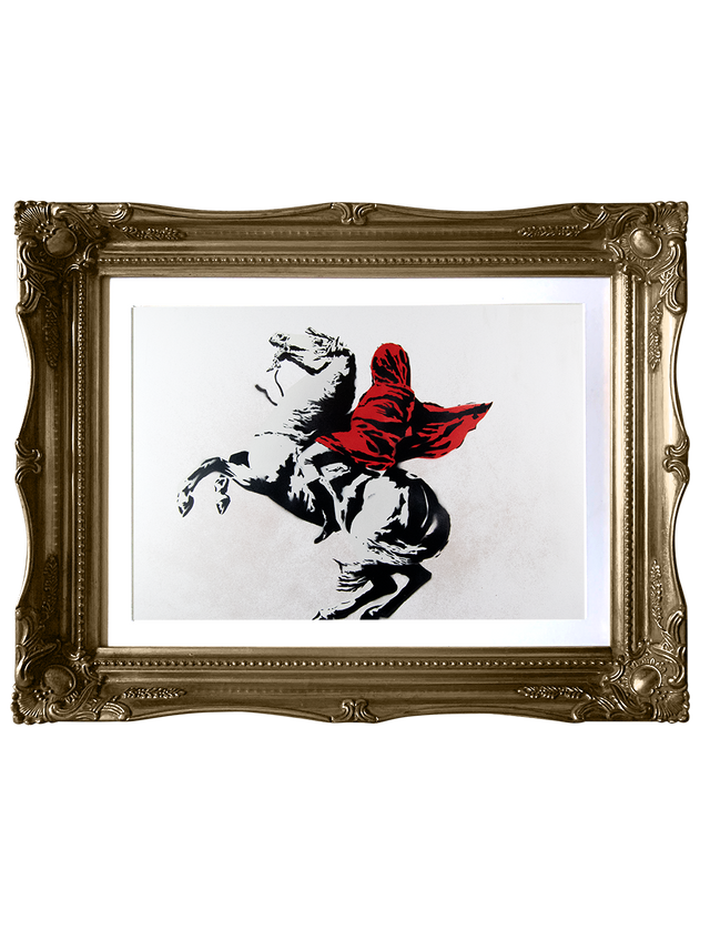 Banksy Napoleon Crossing the Alps