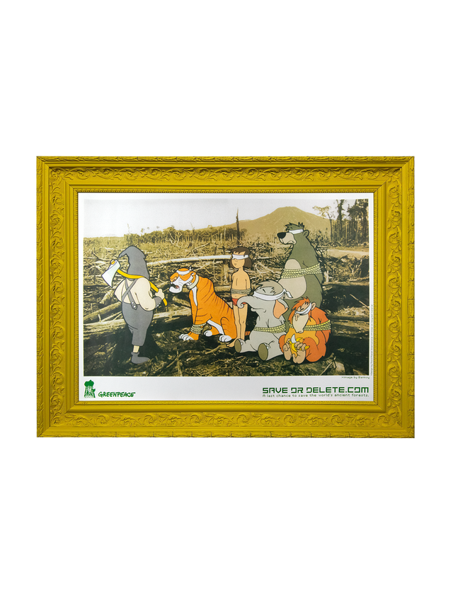 Banksy Save or Delete for Greenpeace Set