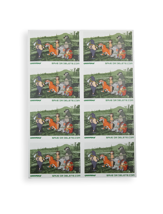 Banksy Save or Delete for Greenpeace Set