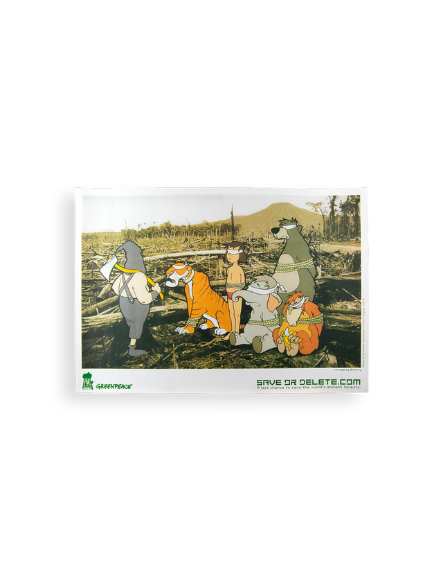 Banksy Save or Delete for Greenpeace Set