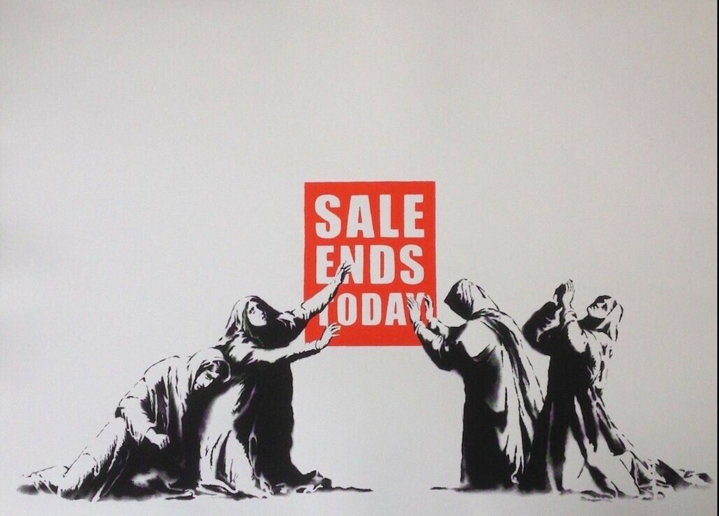Banksy Sale Ends - West Country Prince - Screen Print – Urban Art