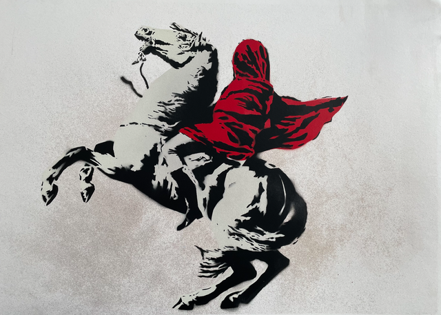 Banksy Napoleon Crossing the Alps