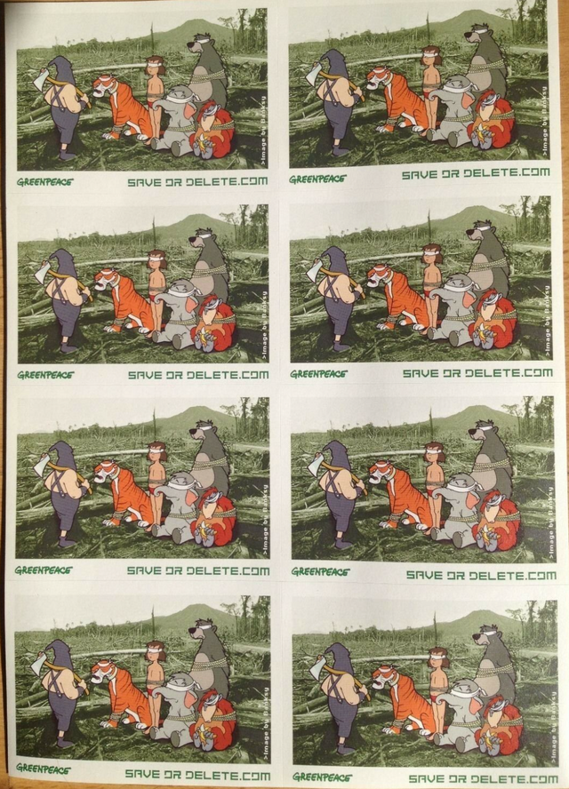 Banksy Save or Delete for Greenpeace Set