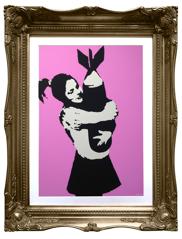 Banksy Bomb Hugger - West Country Prince - Screen Print