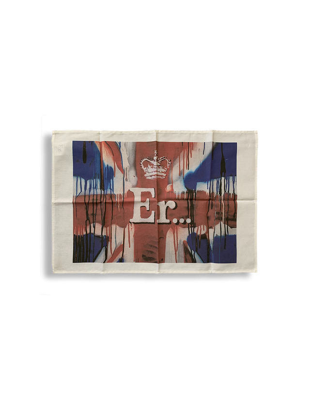 Banksy Union Jack Tea Towel