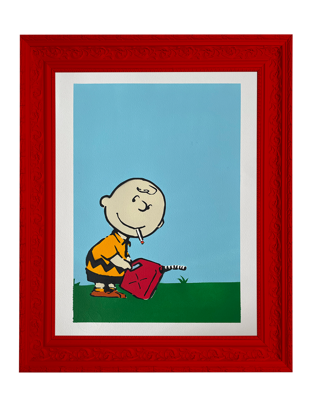 Banksy Charlie Brown Firestarter - Pablo 1/1