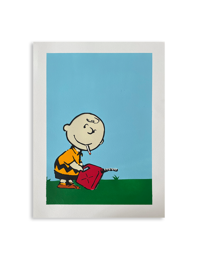 Banksy Charlie Brown Firestarter - Pablo 1/1