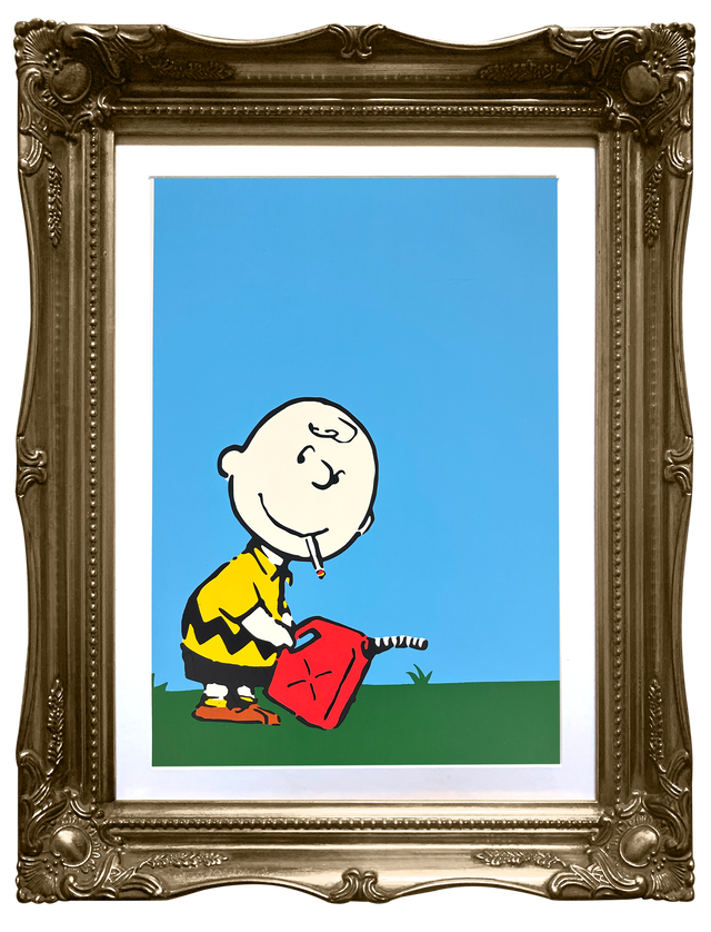 Charlie Brown Firestarter Hand Pulled Screenprint
