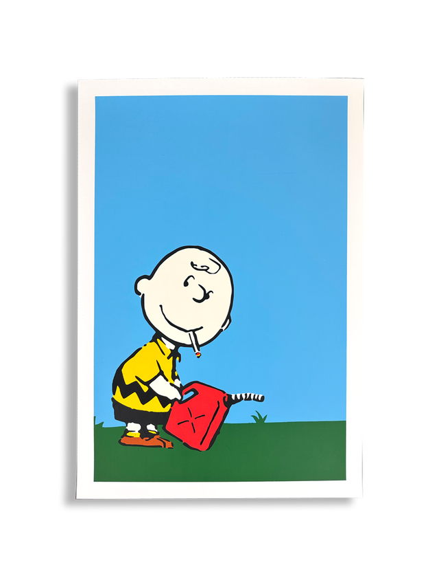 Charlie Brown Firestarter Hand Pulled Screenprint
