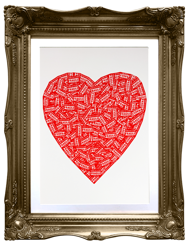 Handle with care Hand Pulled Screenprint - Pablo