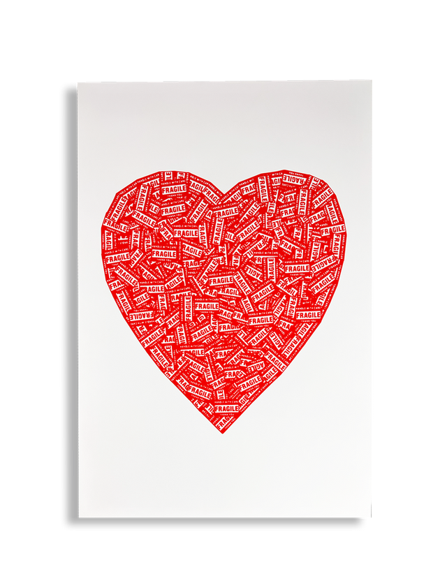 Handle with care Hand Pulled Screenprint - Pablo