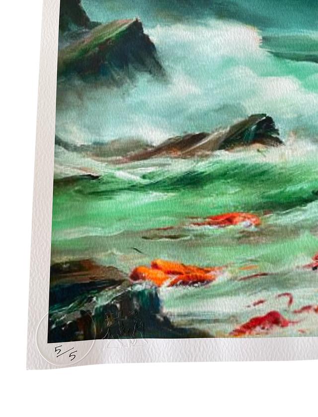 Banksy Migrant Crisis - Mediterranean Sea View - Not Banksy