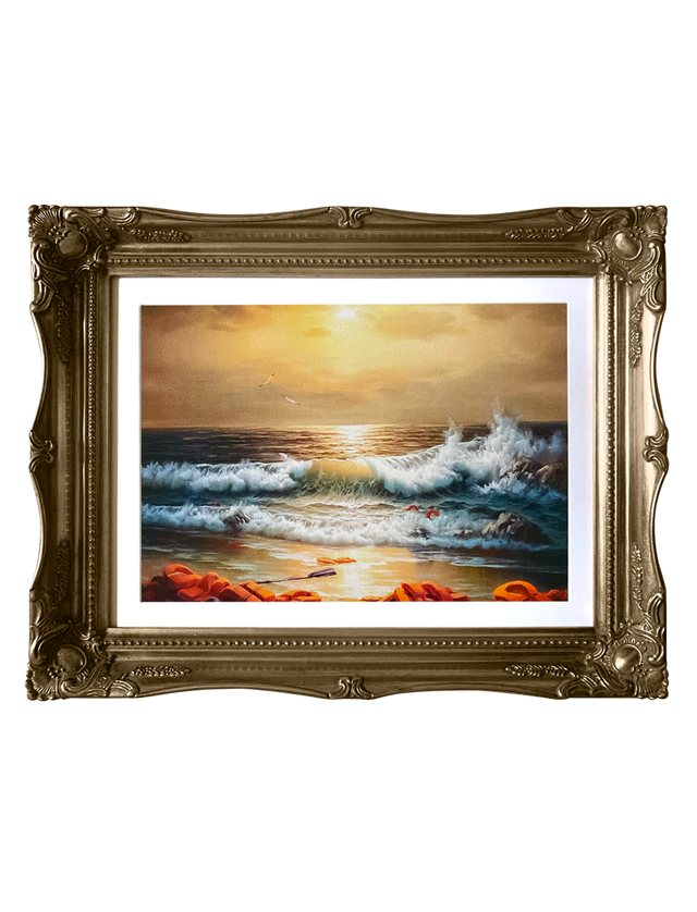 Banksy Migrant Crisis - Mediterranean Sea View - Not Banksy