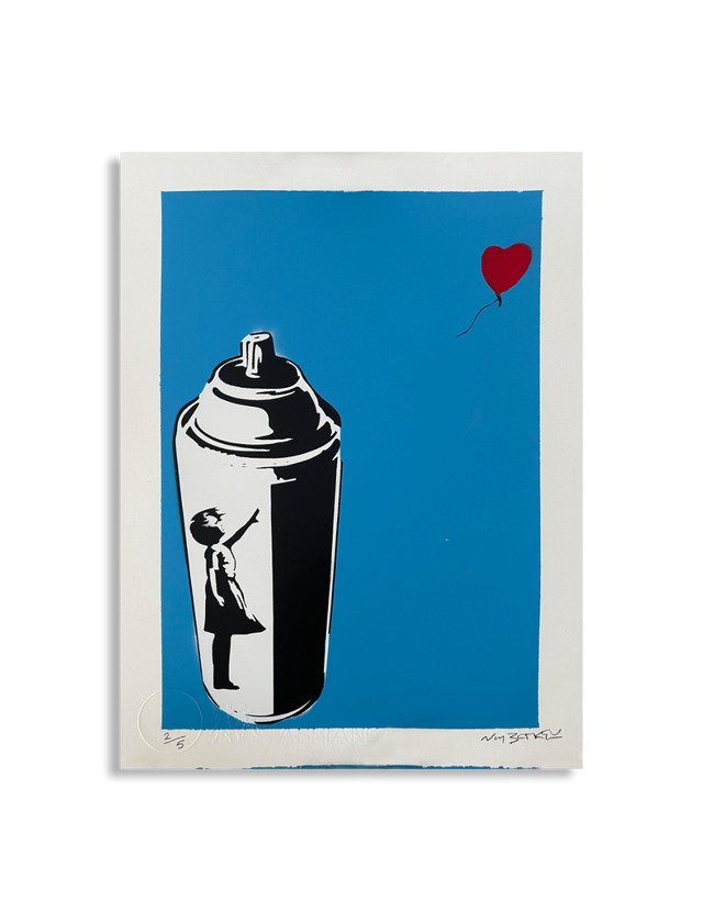 Banksy Girl with Balloon - Not Banksy