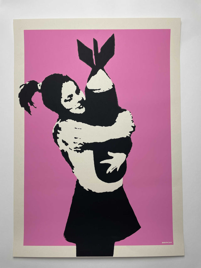 Banksy Bomb Hugger - West Country Prince - Screen Print