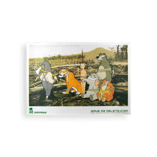 Banksy Save or Delete for Greenpeace Set – Urban Art Sales Ltd