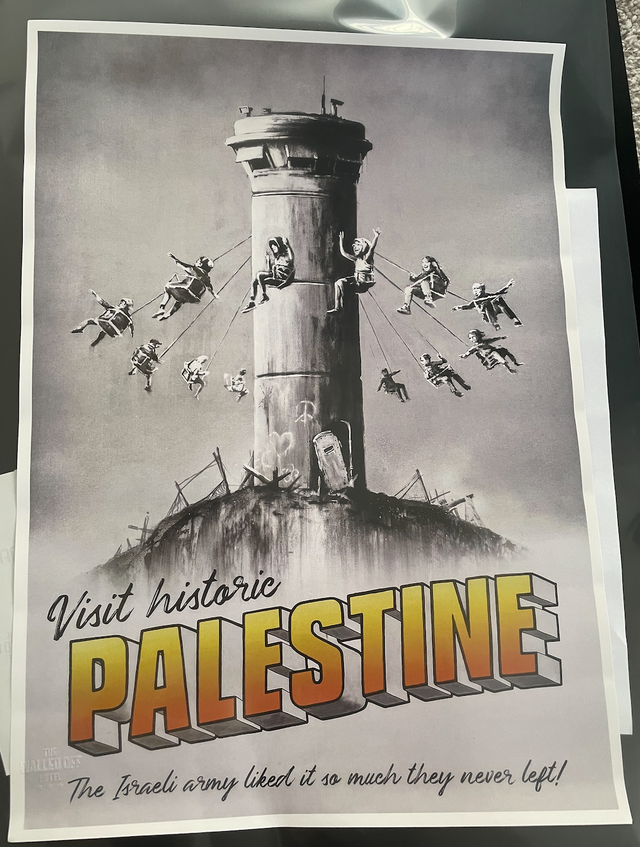Visit Historic Palestine Poster “Walked Off Hotel”