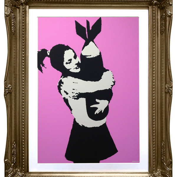 Banksy Bomb Hugger WCP バンクシー シルクスクリーン ポスター 【公式