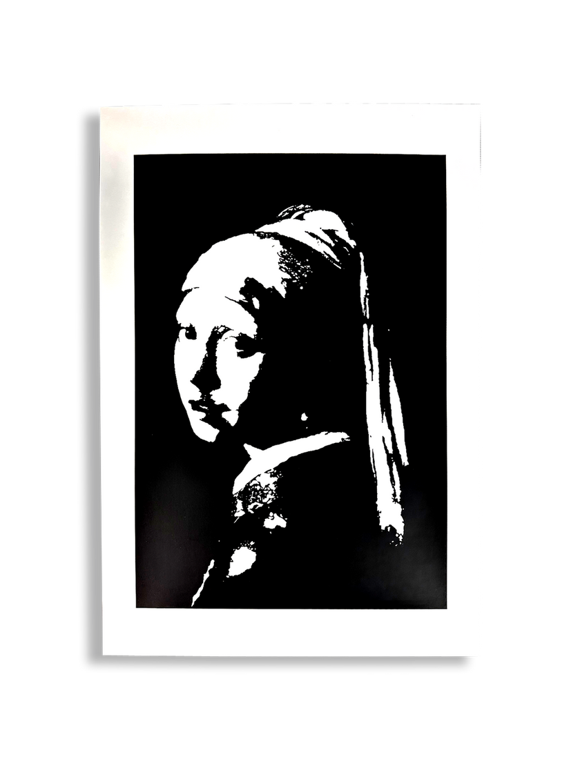 Girl with the Pearl earring "Pearl Girl" Pablo Urban Art Sales Ltd