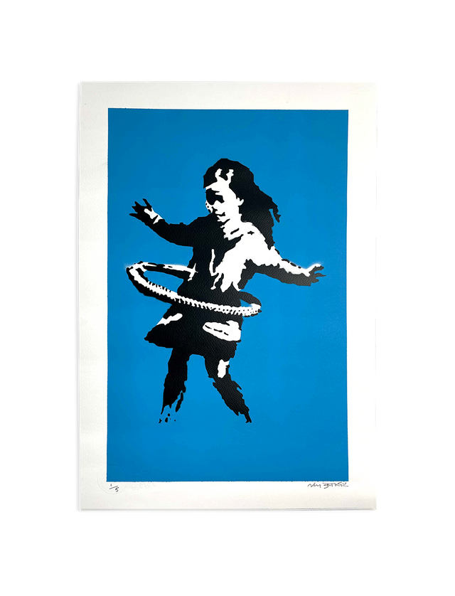 Not Banksy - Hula Hoop Girl